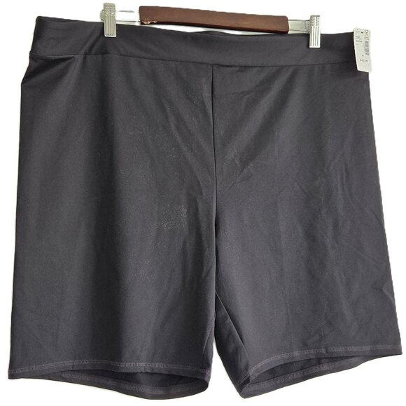 Penningtons Black Swim Shorts - 3X (8" inseam) - Picture 1 of 4
